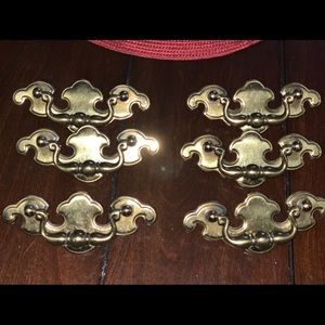 Gold classic drawer handles